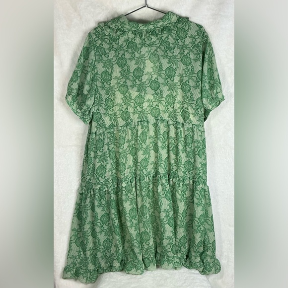 J. Crew Green Lace Midi Dress - Picture 7 of 8